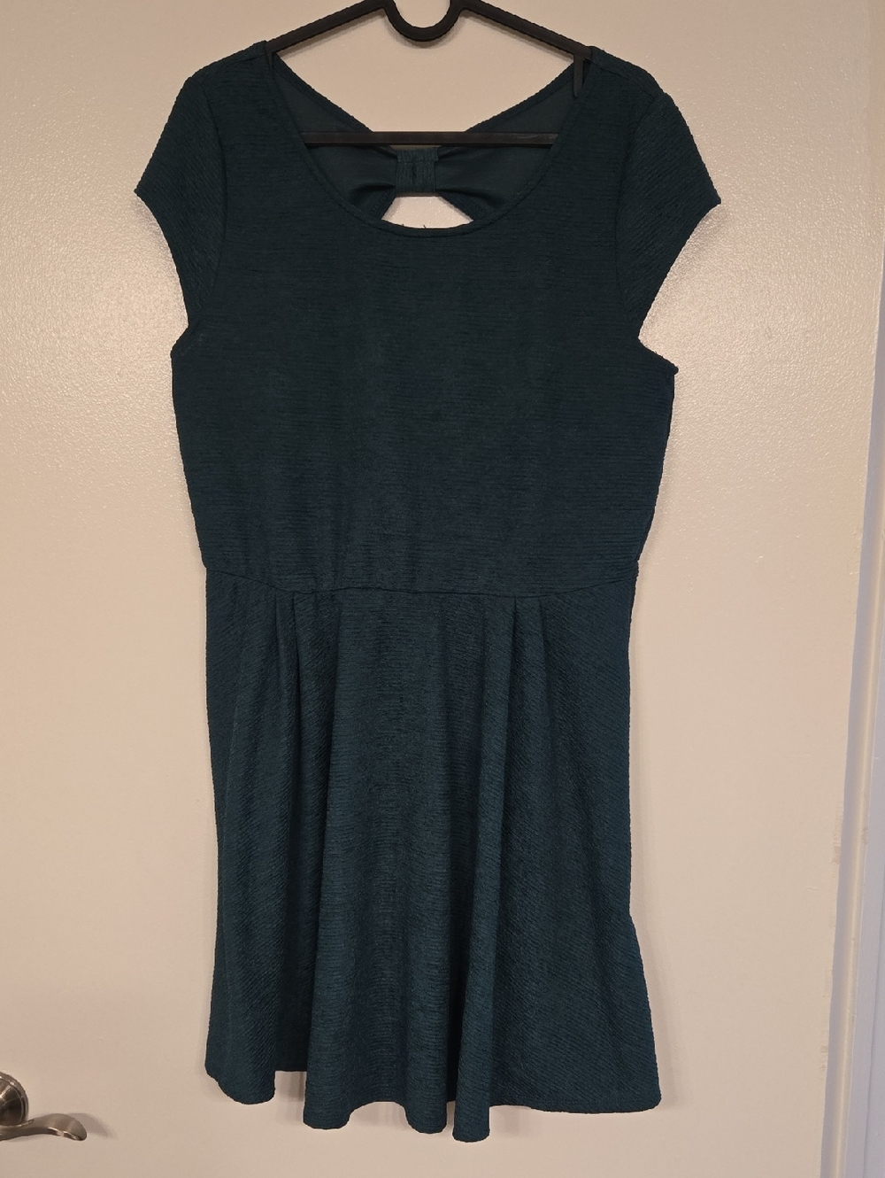 BCX Short Sleeve Fit-and-Flare Dress